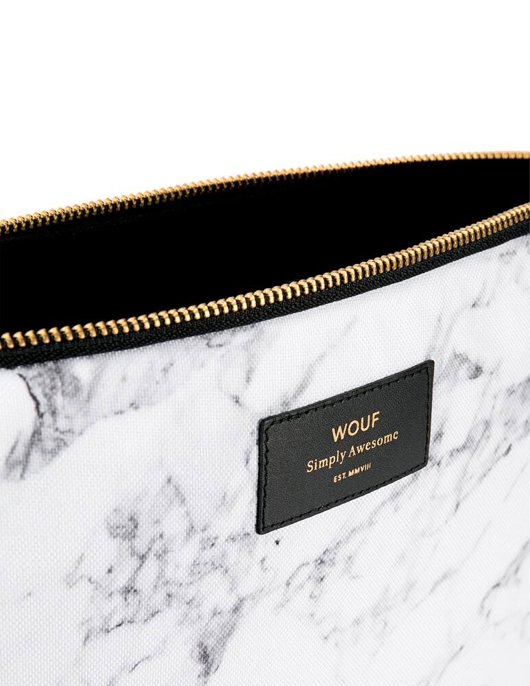 rinascente Wouf White Marble 13"