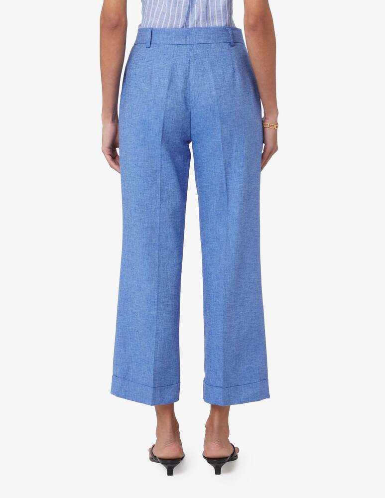 rinascente Elizabeth Ascot Pantaloni tasche zip con risvolto