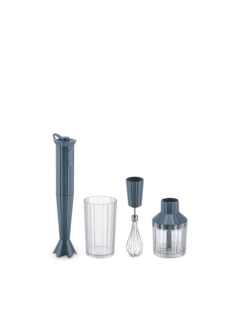 Alessi Set frullatore a immersione Plissè con frusta e tritatutto - immagine 1 Alessi Set frullatore a immersione Plissè con frusta e tritatutto - immagine 1