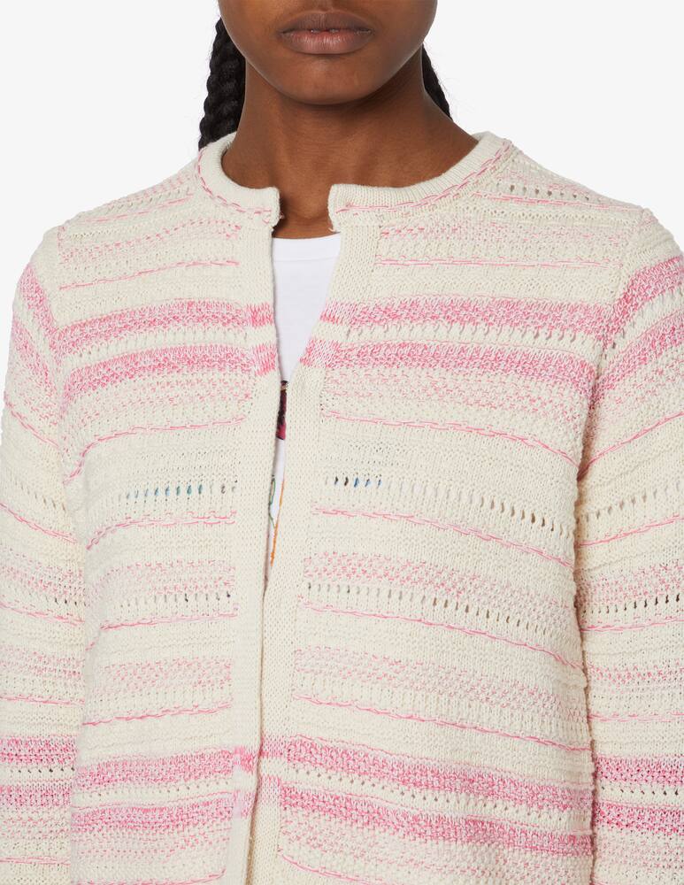 Elizabeth Ascot Cardigan with hook and fringe - picture 4 Elizabeth Ascot Cardigan with hook and fringe - picture 4