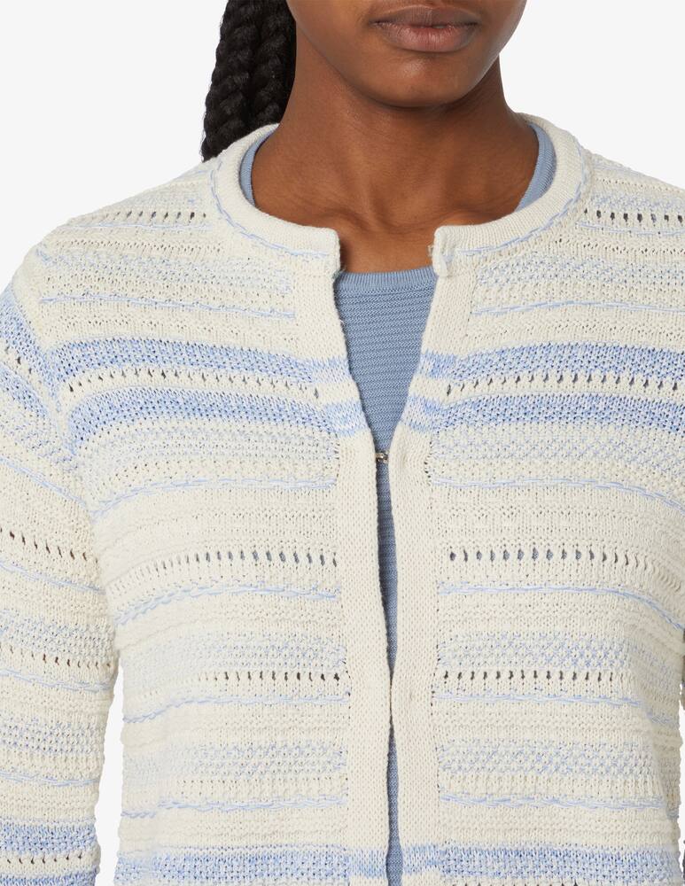 rinascente Elizabeth Ascot Cardigan con gancio e frangia