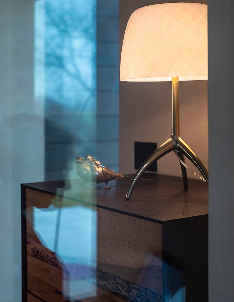 rinascente Foscarini Lumiere 30Th Piccola Lampada Da Tavolo - Bianco