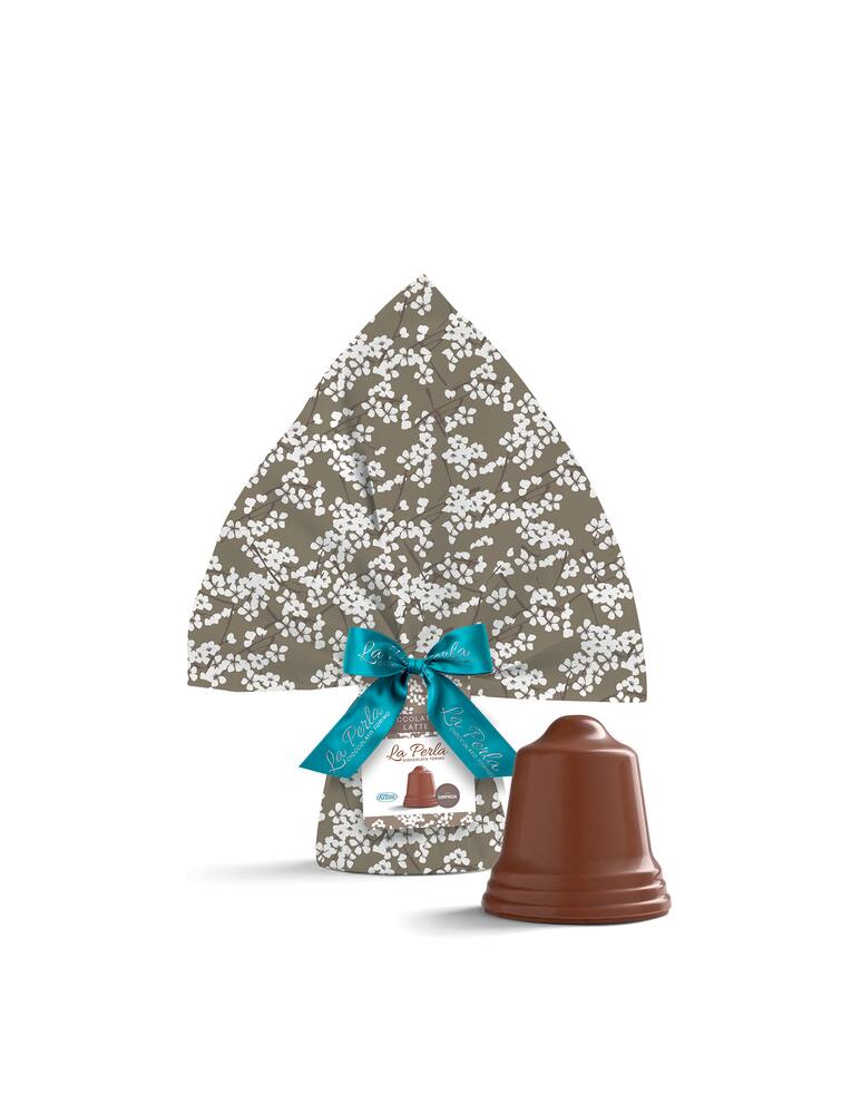 rinascente La Perla Di Torino Extra fine milk chocolate Easter bell 200g