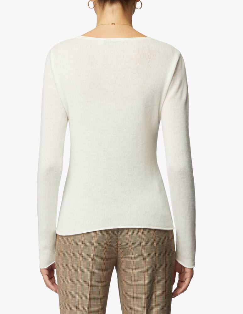 rinascente Pure Cashmere Maglione collo a barca con busta