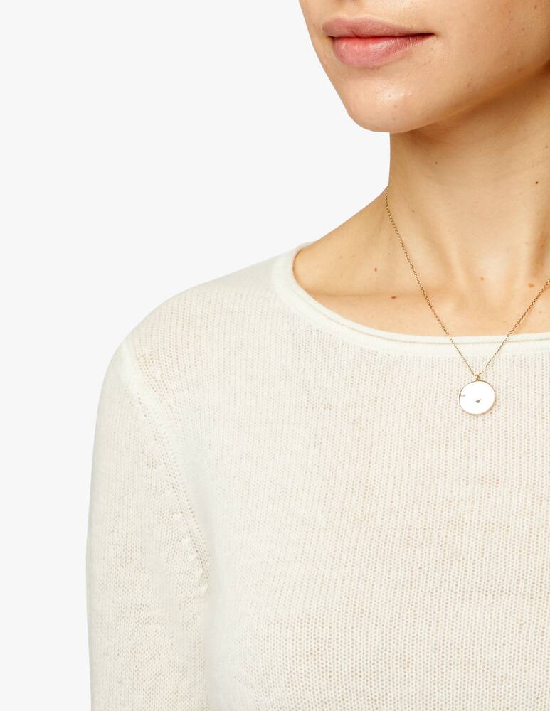 rinascente Pure Cashmere Maglione collo a barca con busta