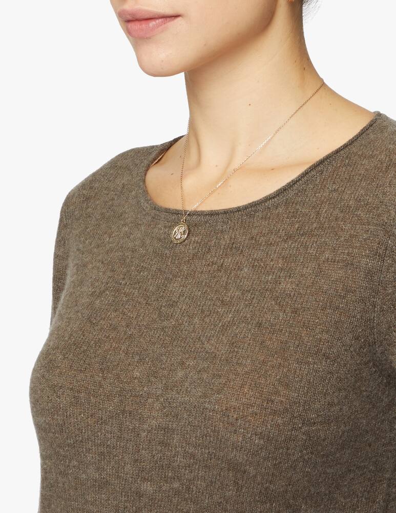 rinascente Pure Cashmere Boat neck jumper with case