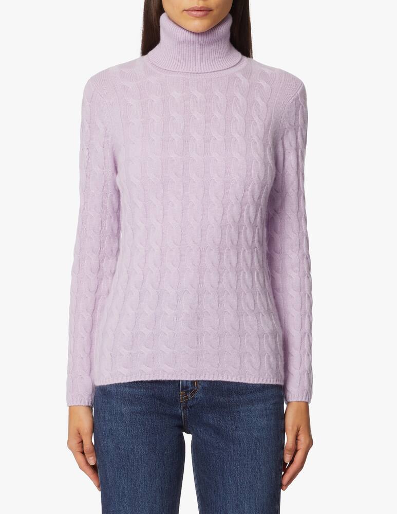 rinascente Pure Cashmere Dolcevita a manica lunga con busta