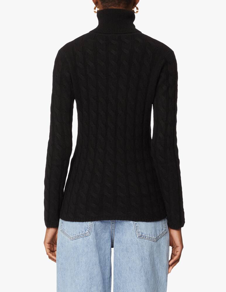 rinascente Pure Cashmere Long sleeve turtle neck with bag