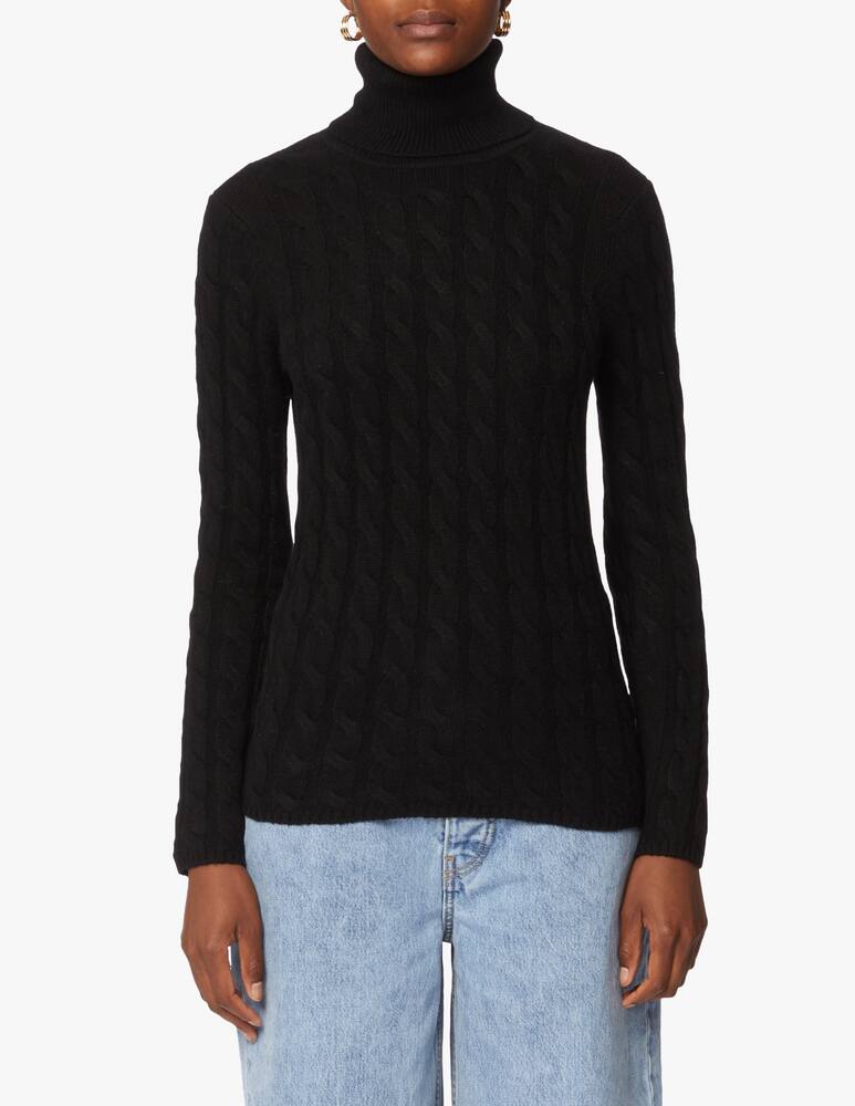 rinascente Pure Cashmere Long sleeve turtle neck with bag