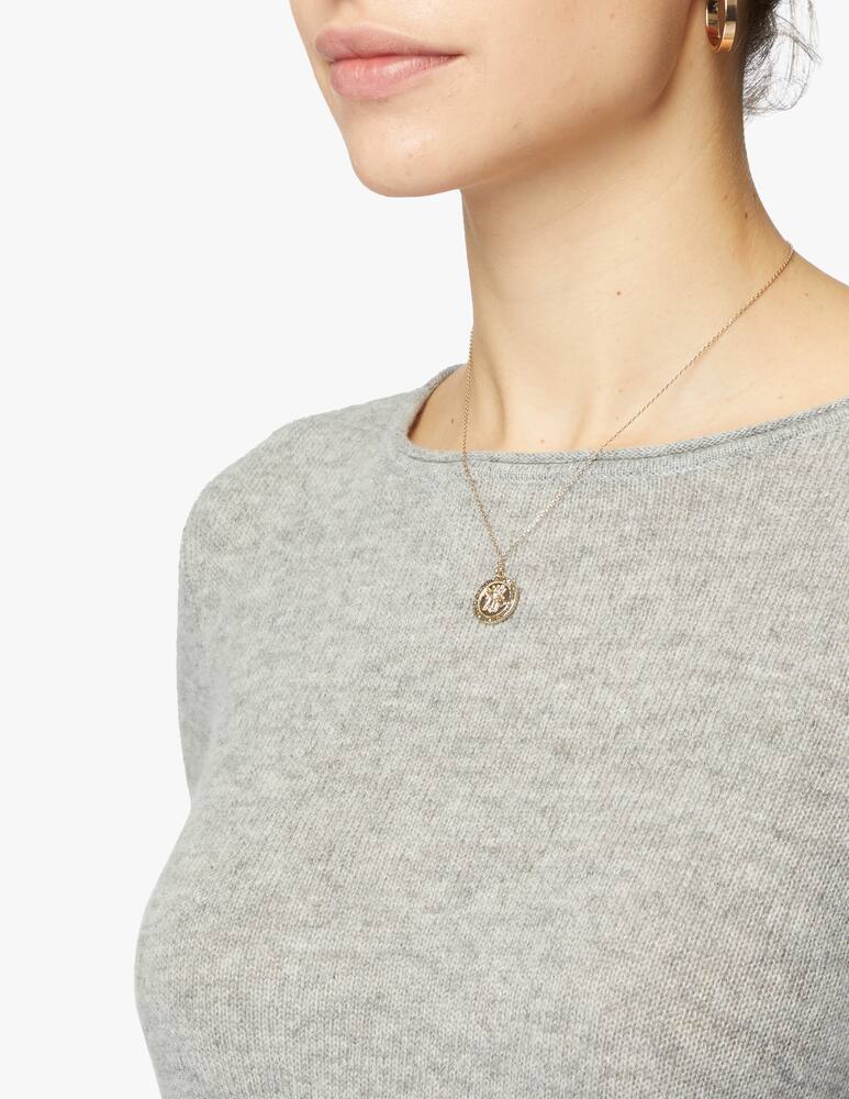 rinascente Pure Cashmere Boat neck jumper with case