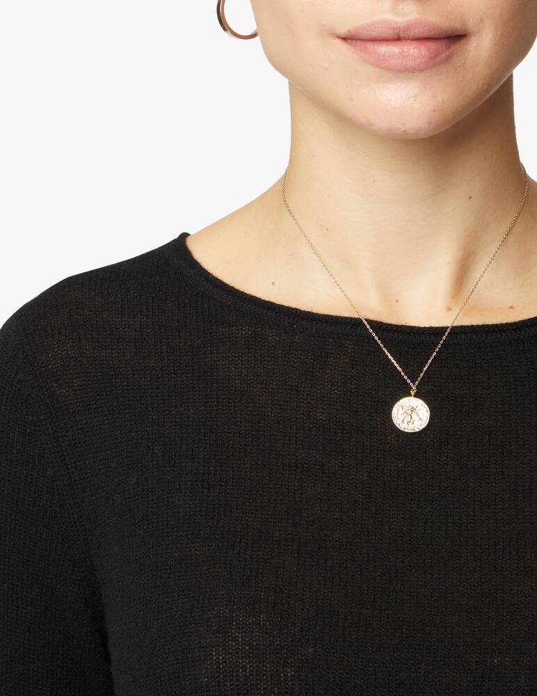 rinascente Pure Cashmere Boat neck jumper with case