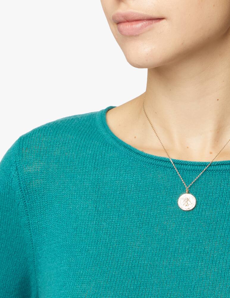 rinascente Pure Cashmere Maglione collo a barca con busta