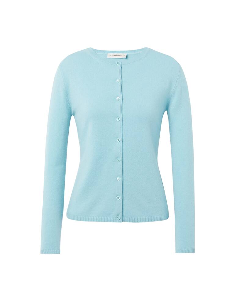 rinascente Pure Cashmere Korean neck cardigan with bag