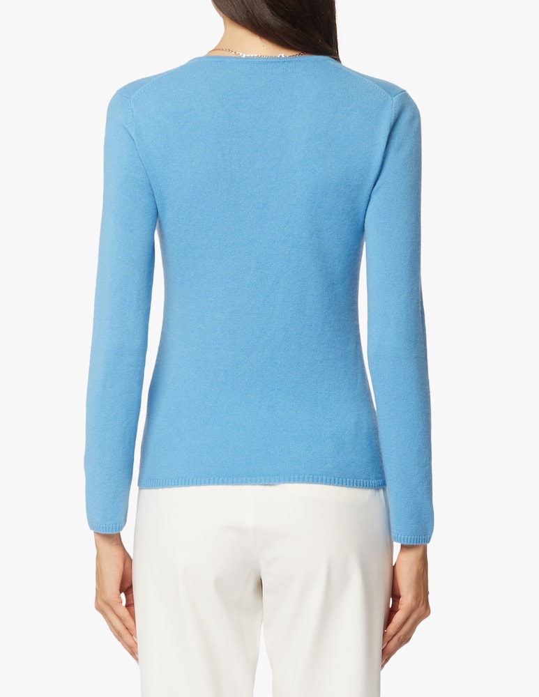 rinascente Pure Cashmere Maglione girocollo a manica lunga in cashmere