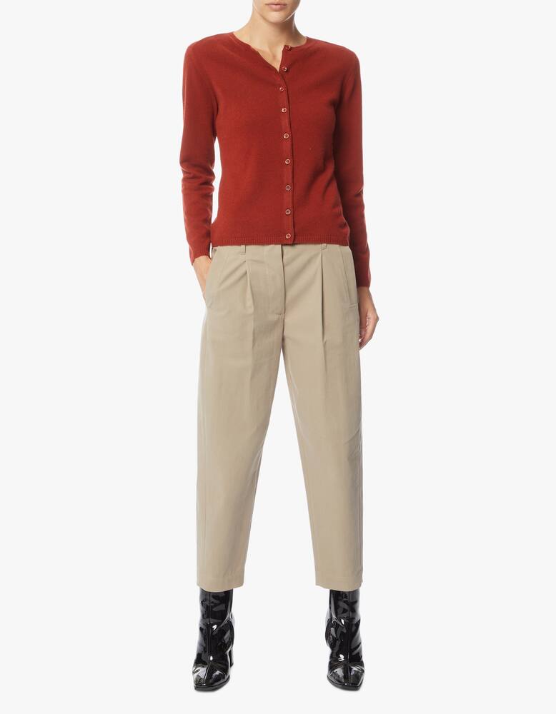 rinascente Pure Cashmere Cardigan long sleeve korean neck jumper