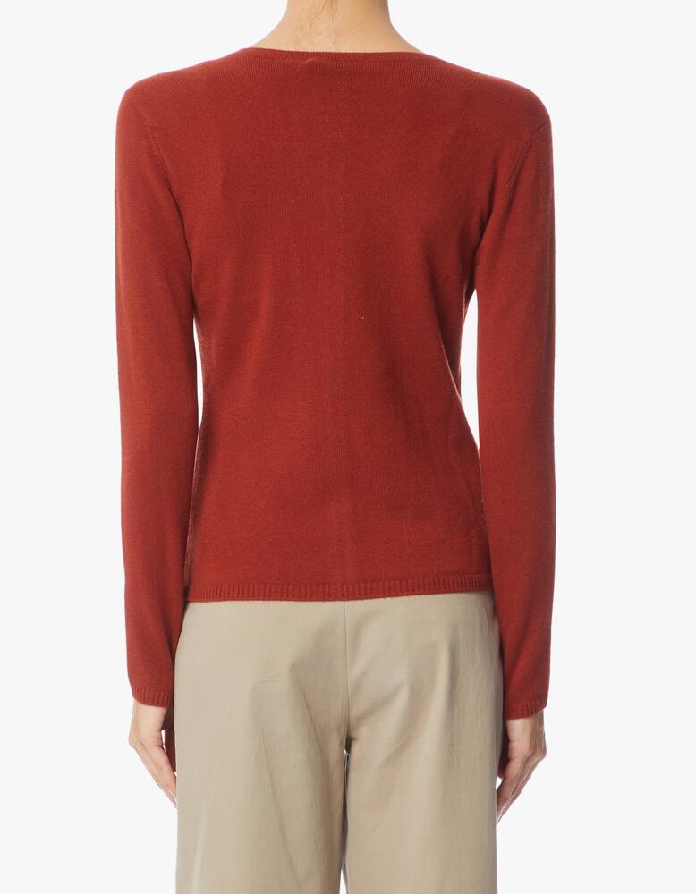 rinascente Pure Cashmere Cardigan long sleeve korean neck jumper