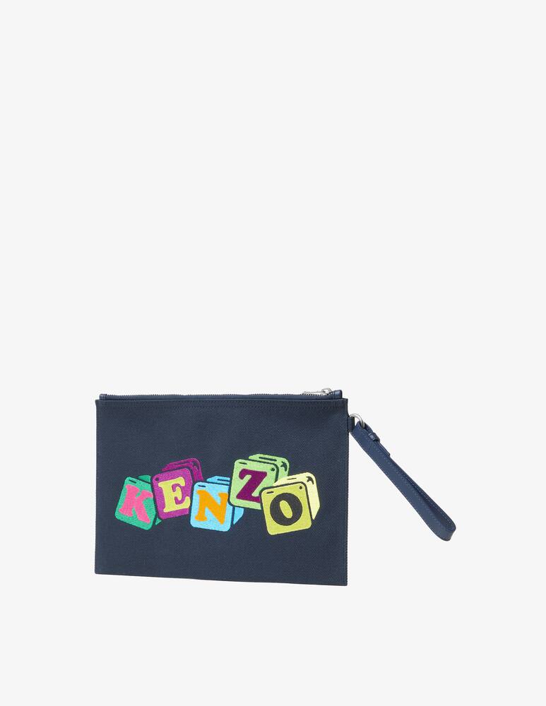 rinascente Kenzo Poppy smile canvas pouch 