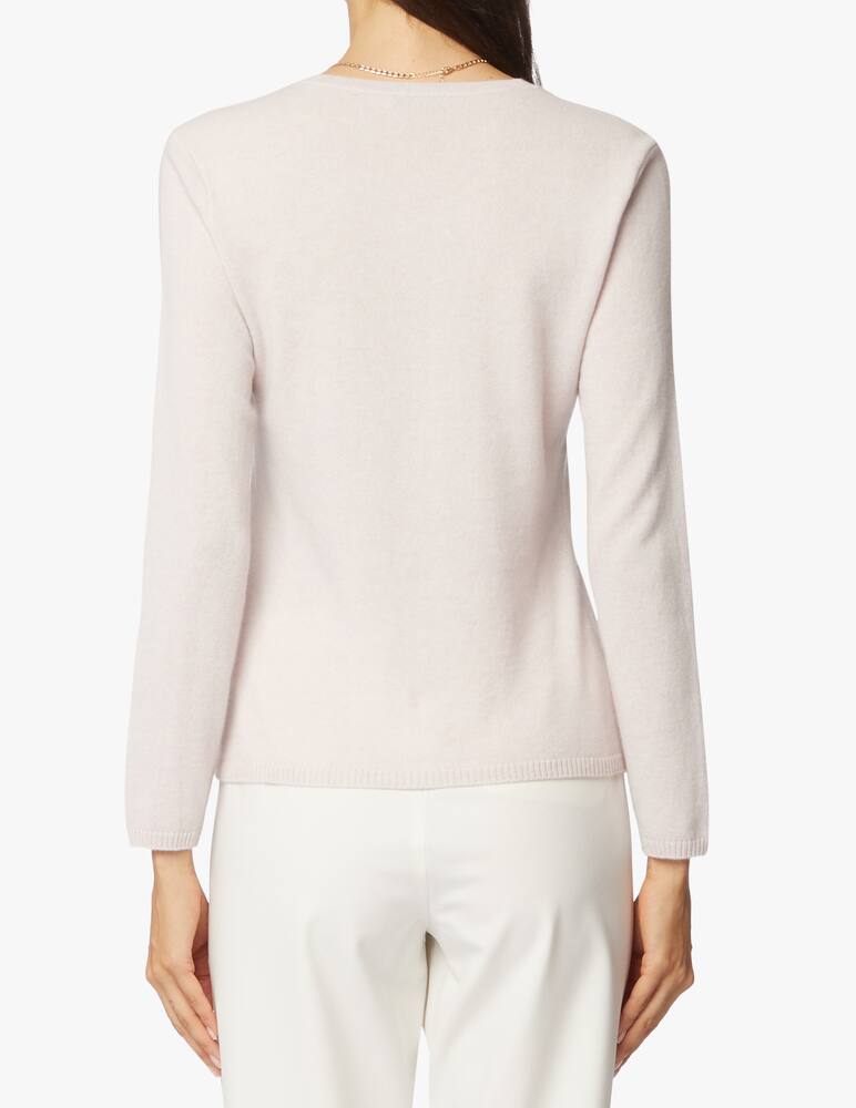 rinascente Pure Cashmere Cashmere long sleeved korean neck cardigan