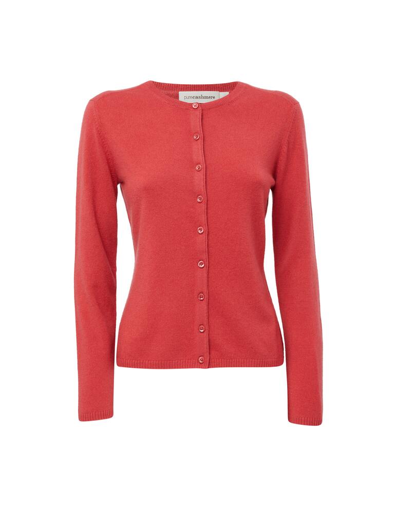 Pure Cashmere Cardigan alla coreana a manica lunga in cashmere - immagine 1 Pure Cashmere Cardigan alla coreana a manica lunga in cashmere - immagine 1