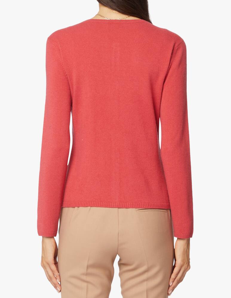 Pure Cashmere Cardigan alla coreana a manica lunga in cashmere - immagine 3 Pure Cashmere Cardigan alla coreana a manica lunga in cashmere - immagine 3
