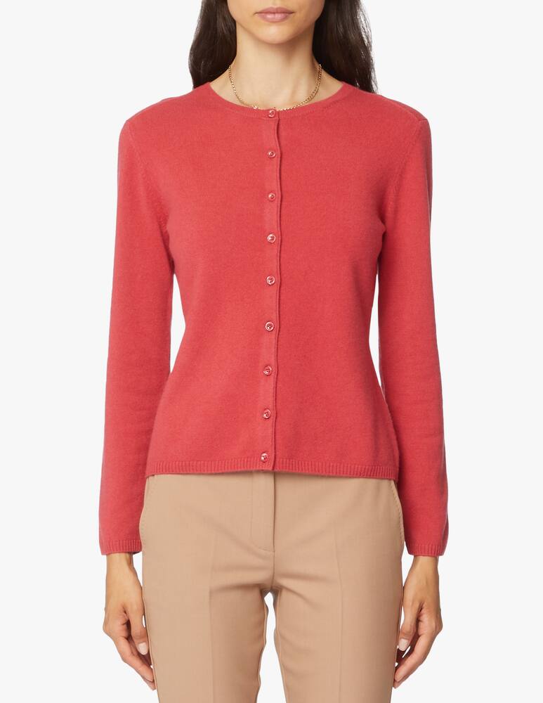 Pure Cashmere Cardigan alla coreana a manica lunga in cashmere - immagine 4 Pure Cashmere Cardigan alla coreana a manica lunga in cashmere - immagine 4
