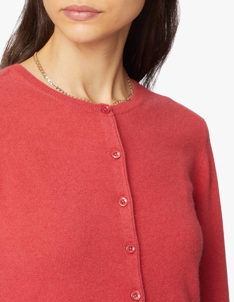 Pure Cashmere Cardigan alla coreana a manica lunga in cashmere - immagine 5 Pure Cashmere Cardigan alla coreana a manica lunga in cashmere - immagine 5
