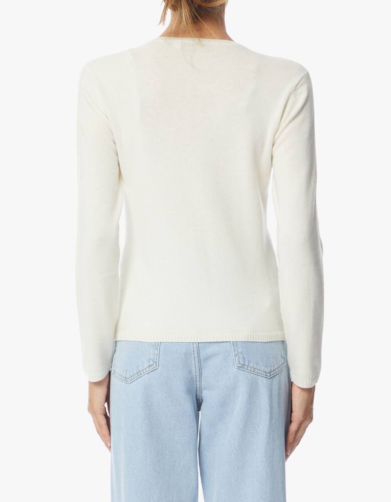 rinascente Pure Cashmere Cashmere long sleeve korean neck cardigan