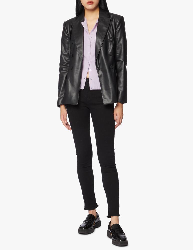 rinascente Pure Cashmere Korean neck  cardigan with bag