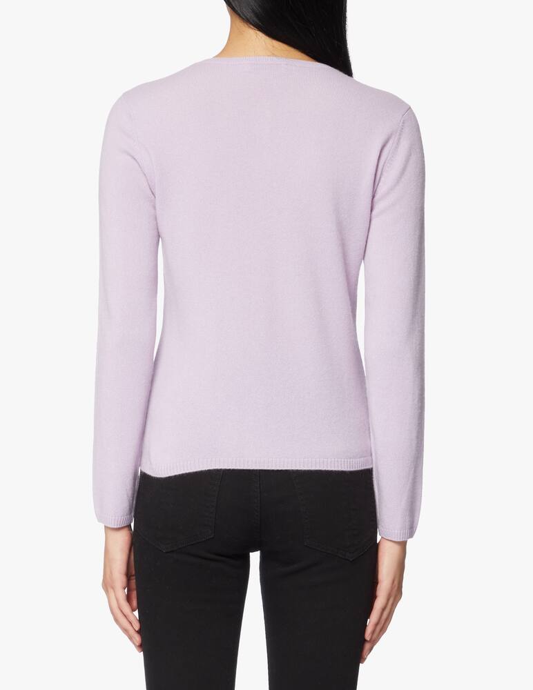 rinascente Pure Cashmere Korean neck  cardigan with bag