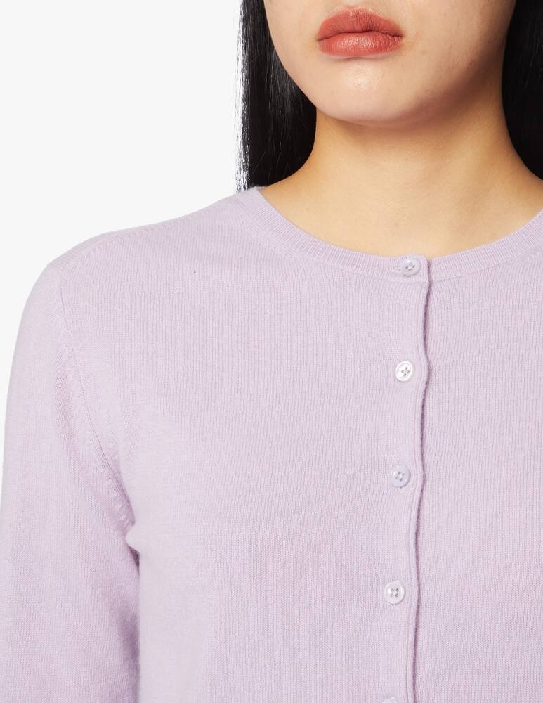 rinascente Pure Cashmere Korean neck  cardigan with bag