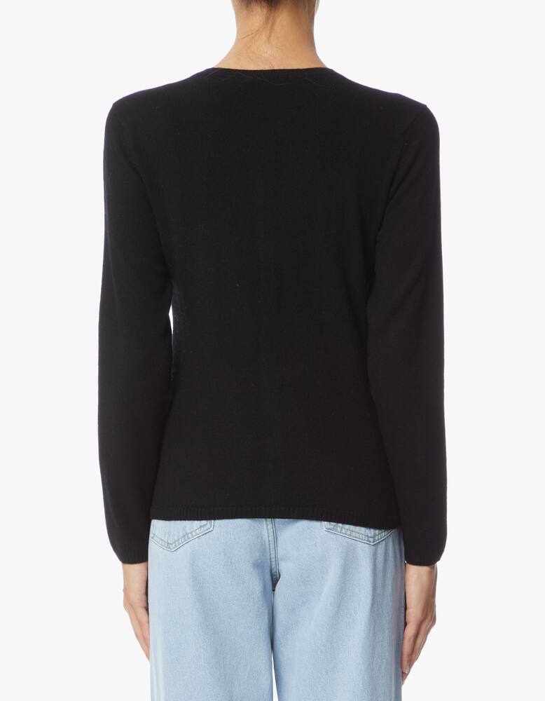 rinascente Pure Cashmere Cashmere long sleeve korean neck cardigan