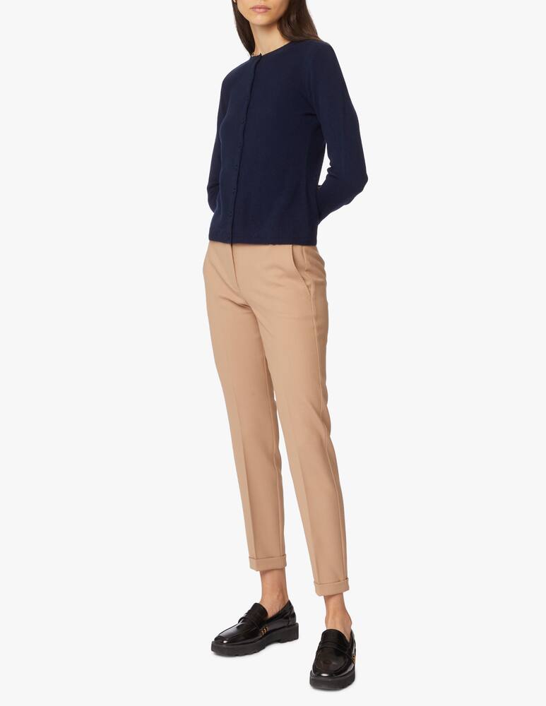 rinascente Pure Cashmere Cashmere long sleeve korean neck cardigan