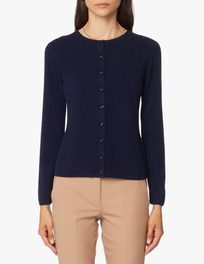 rinascente Pure Cashmere Cashmere long sleeve korean neck cardigan