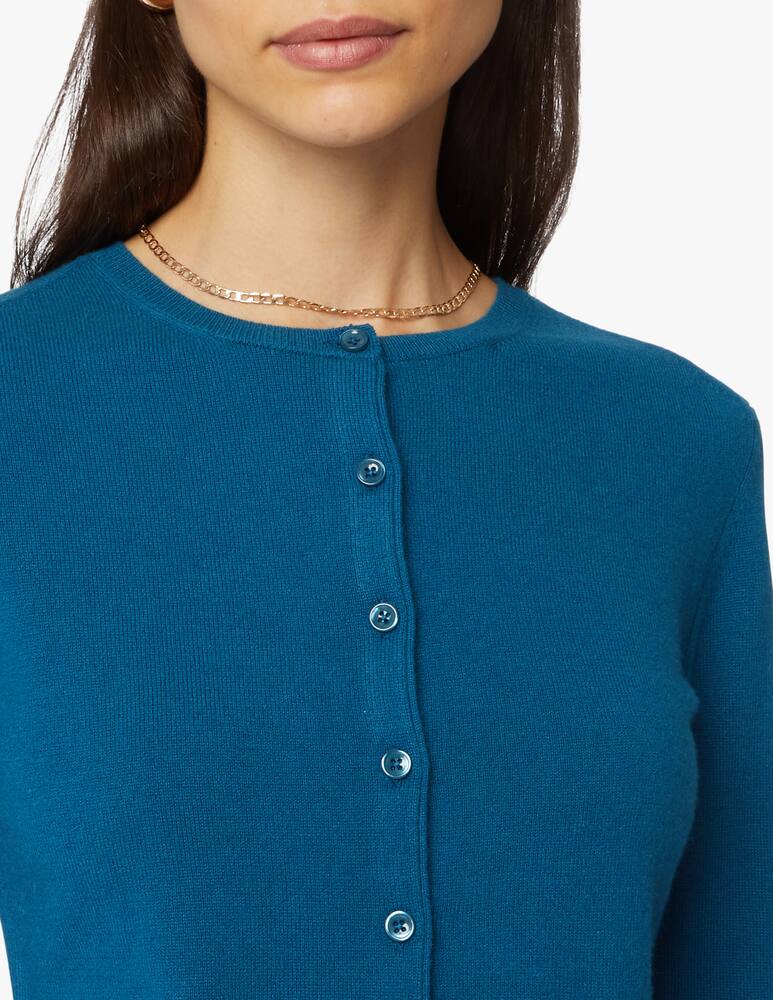 Pure Cashmere Cardigan alla coreana a manica lunga in cashmere - immagine 5 Pure Cashmere Cardigan alla coreana a manica lunga in cashmere - immagine 5