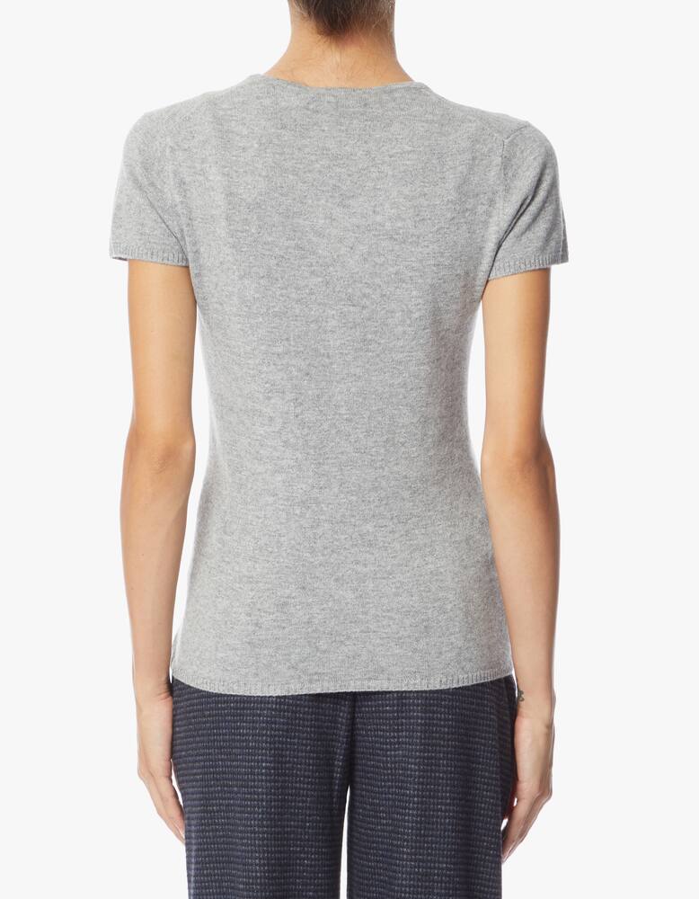 rinascente Pure Cashmere Maglione girocollo a manica corta in cashmere