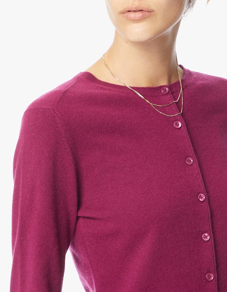 Pure Cashmere Cashmere long sleeve korean neck cardigan - picture 5 Pure Cashmere Cashmere long sleeve korean neck cardigan - picture 5