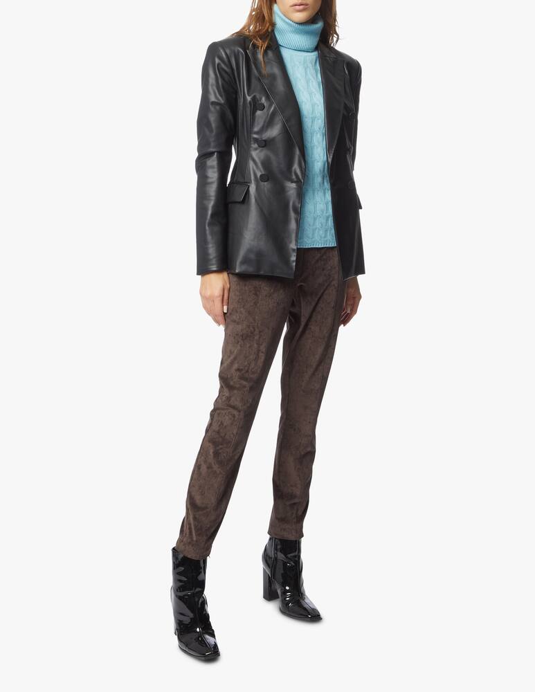 rinascente Pure Cashmere Long sleeve turtle neck with bag