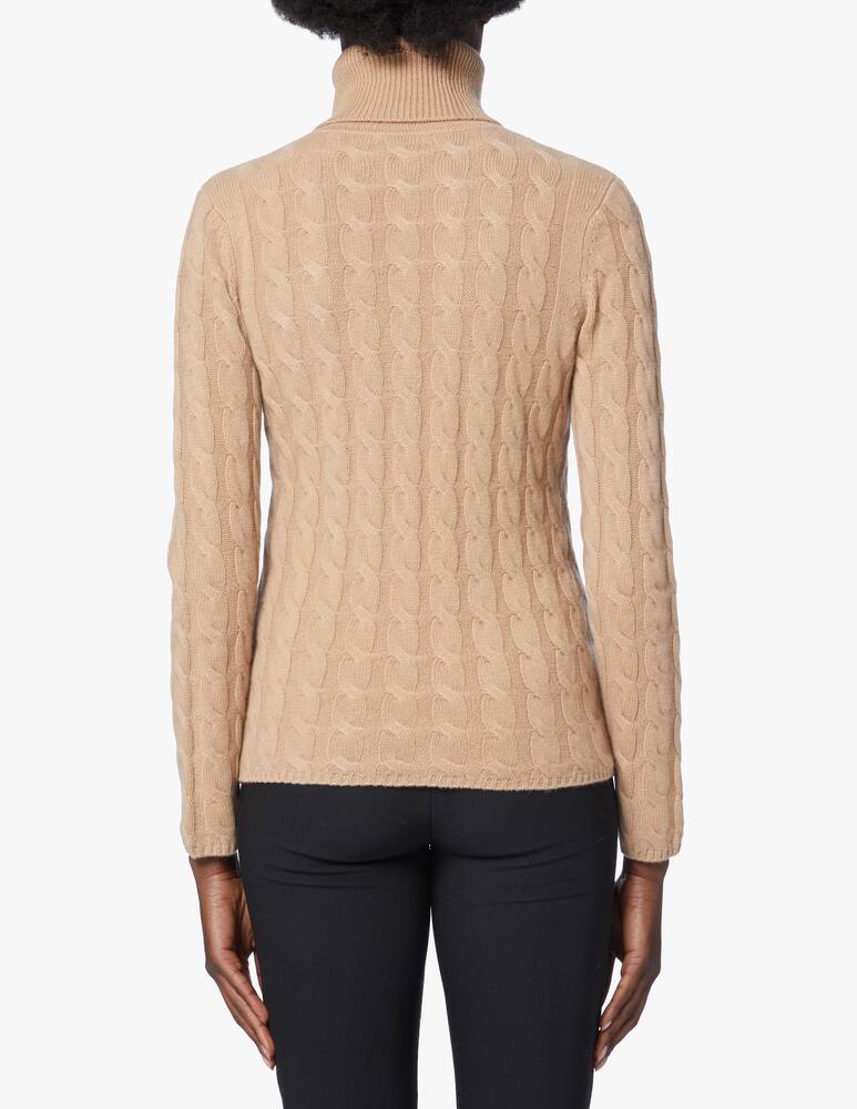 rinascente Pure Cashmere Long sleeve turtle neck with bag