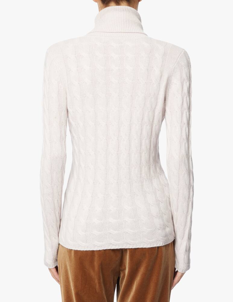 rinascente Pure Cashmere Long sleeve turtle neck with bag