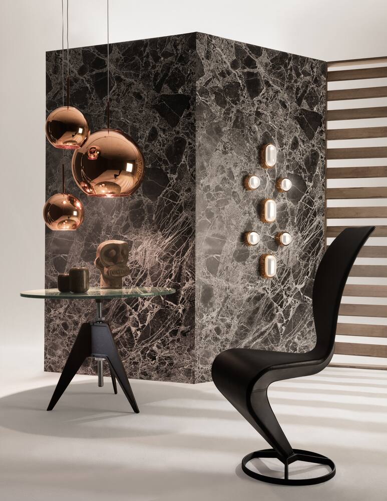 rinascente Tom Dixon Copper Lampada a Sopsensione Round LED CB-CCC