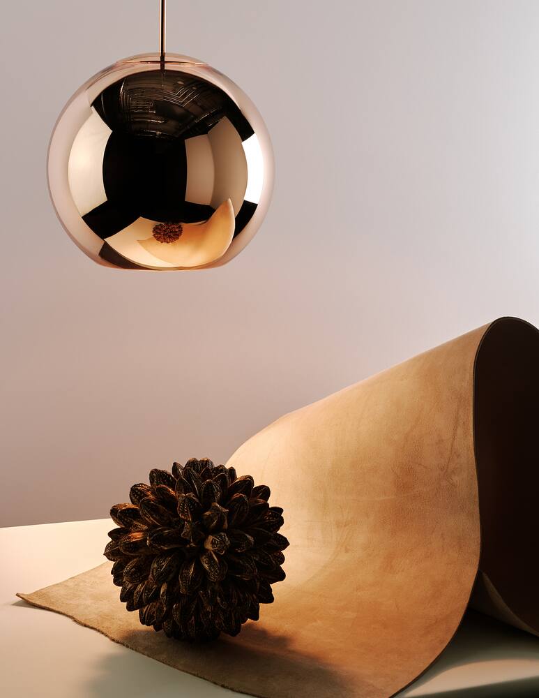 rinascente Tom Dixon Copper Lampada a Sopsensione Round LED CB-CCC