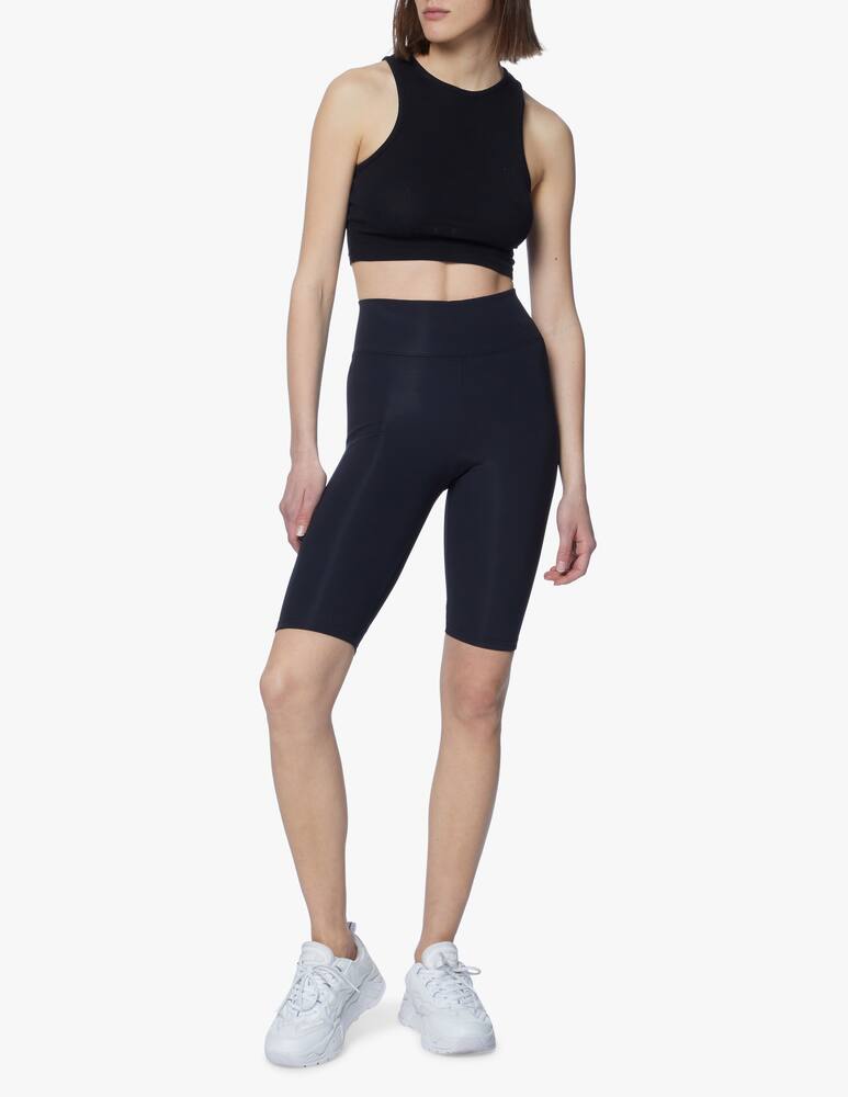 rinascente Redemption Athletix Leggings Cyclist con dettagli zebrati