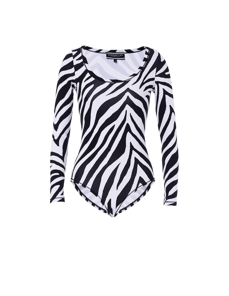 Redemption Athletix Zebra basic bodysuit - picture 1 Redemption Athletix Zebra basic bodysuit - picture 1