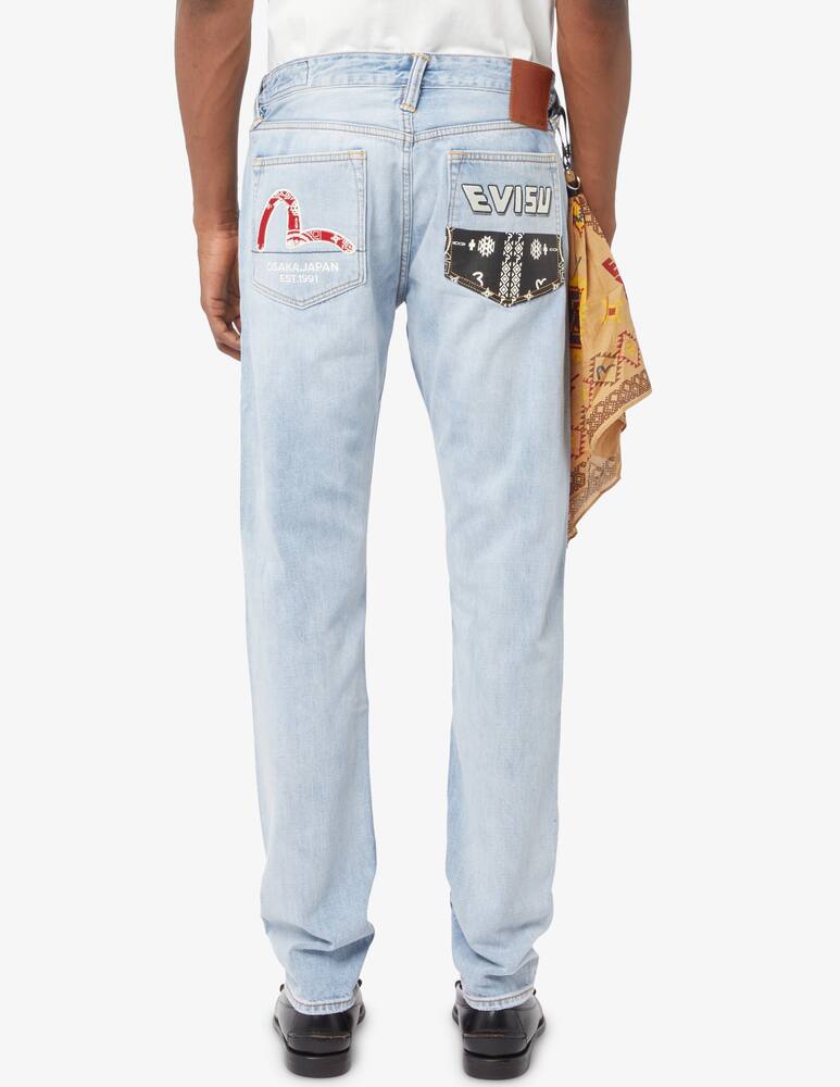 rinascente Evisu Nomadic bandana denim