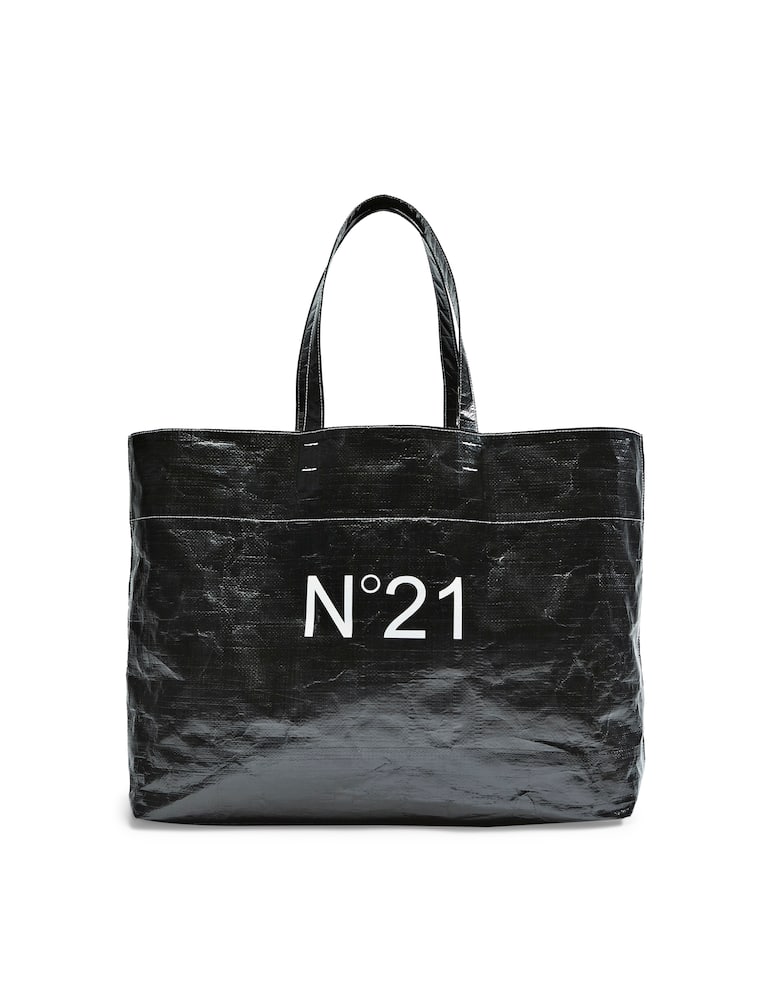 N°21 Borsa shopper con logo - immagine 1 N°21 Borsa shopper con logo - immagine 1
