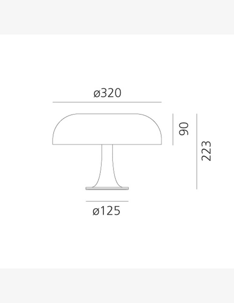 rinascente Artemide Nessino Lampada Da Tavolo