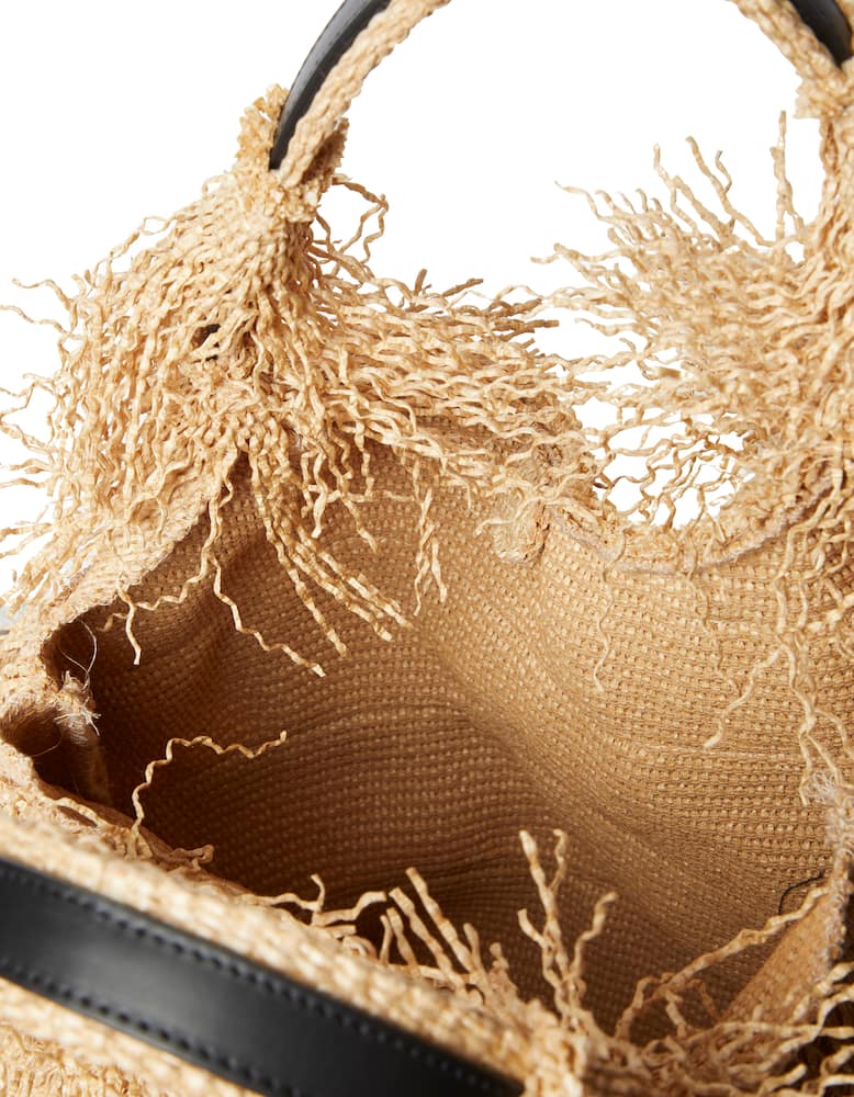 rinascente Anita Bilardi Borsa a spalla Picasso Rafia