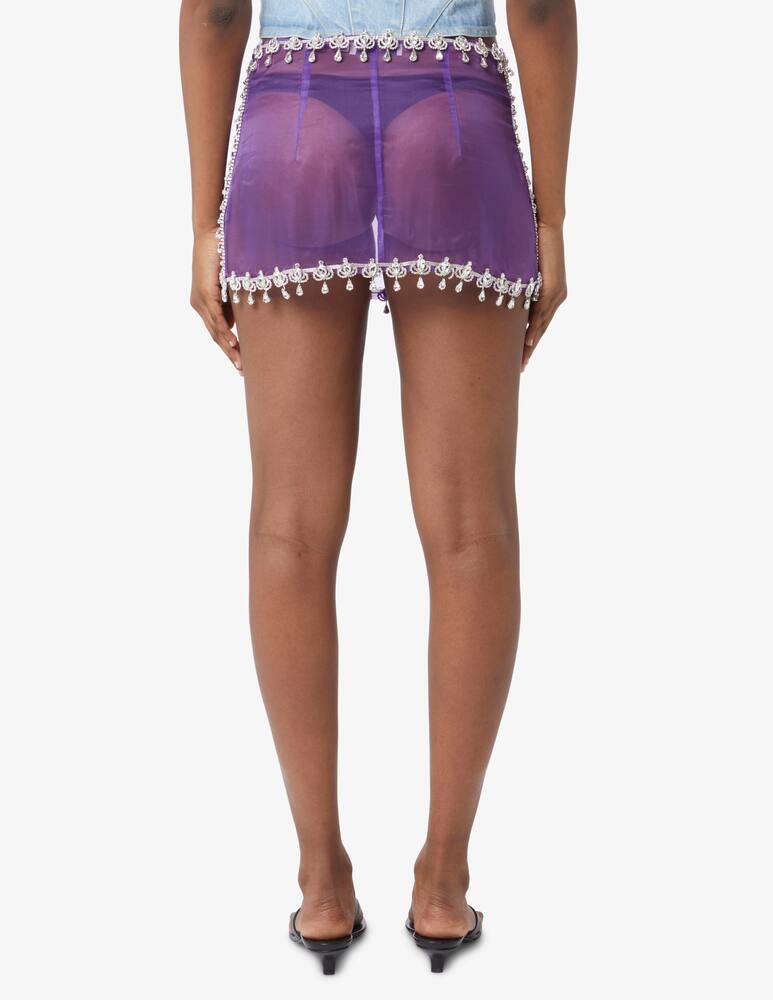 rinascente Milk White Gonna mini Crystal