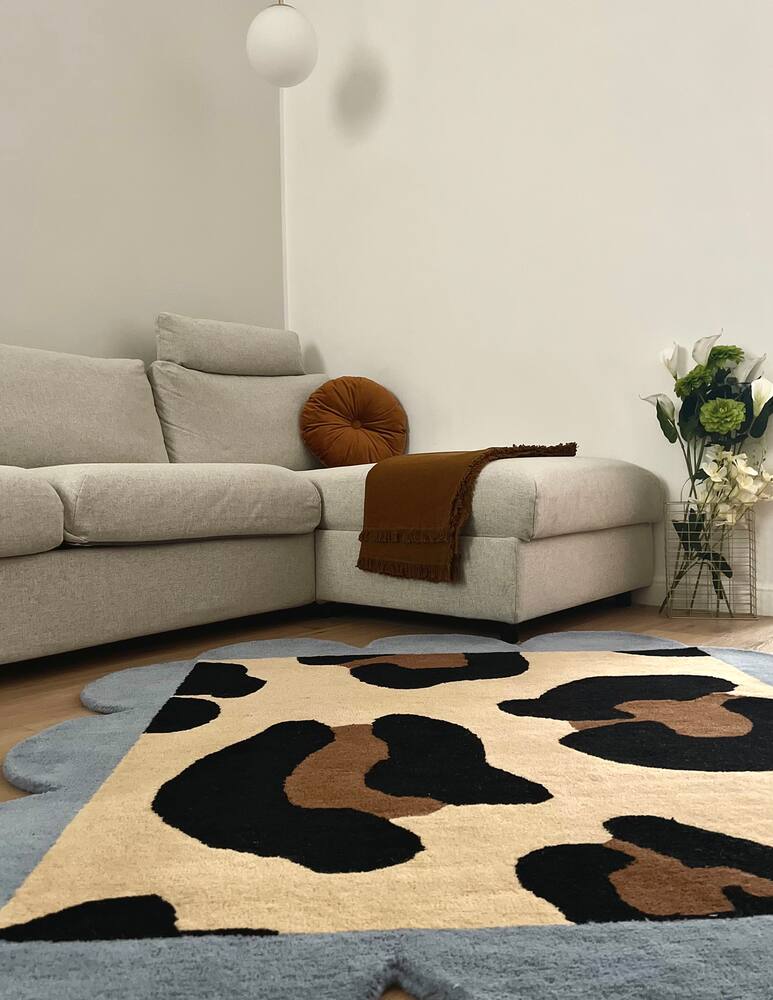 rinascente Spaghetti Rugs Scallop-It Leo Rug L - Multi