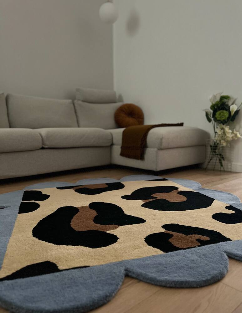 rinascente Spaghetti Rugs Scallop-It Leo Tappeto S - Multicolor